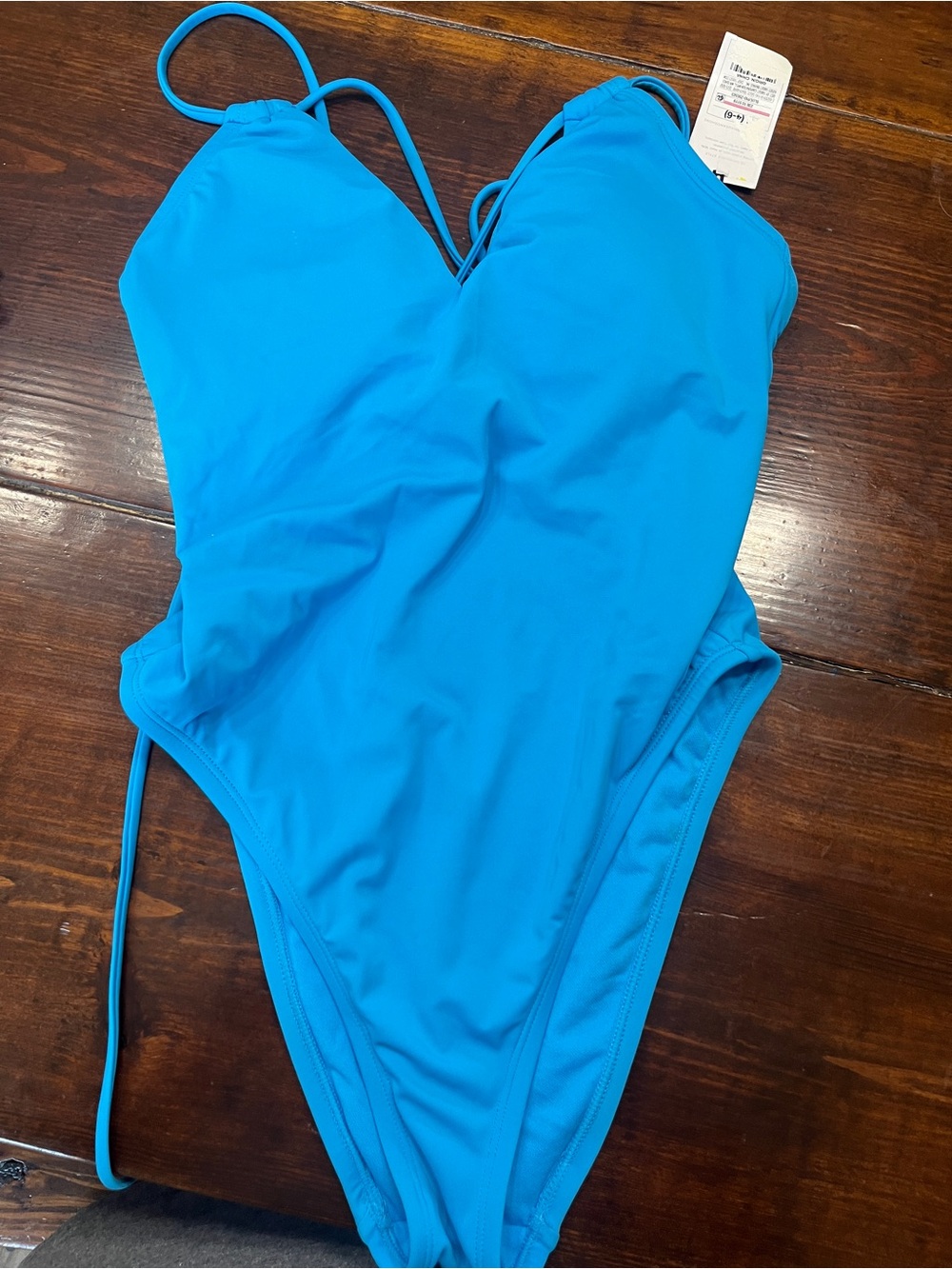 Shade & Shore Bright Blue One-Piece Swimsuit